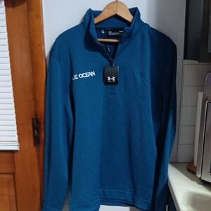 Under Armour Teal Quarter-Zip Top